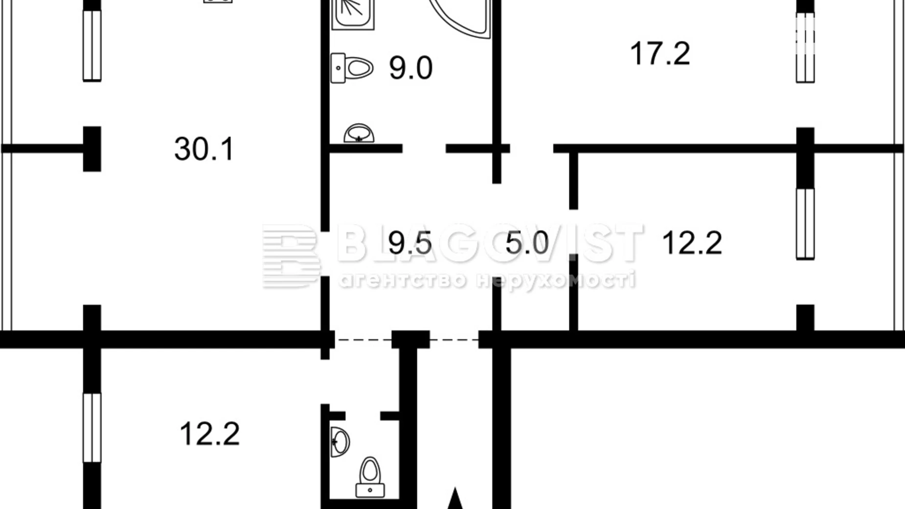 Продается 4-комнатная квартира 116 кв. м в Киеве, ул. Татьянинская(Леваневского), 7