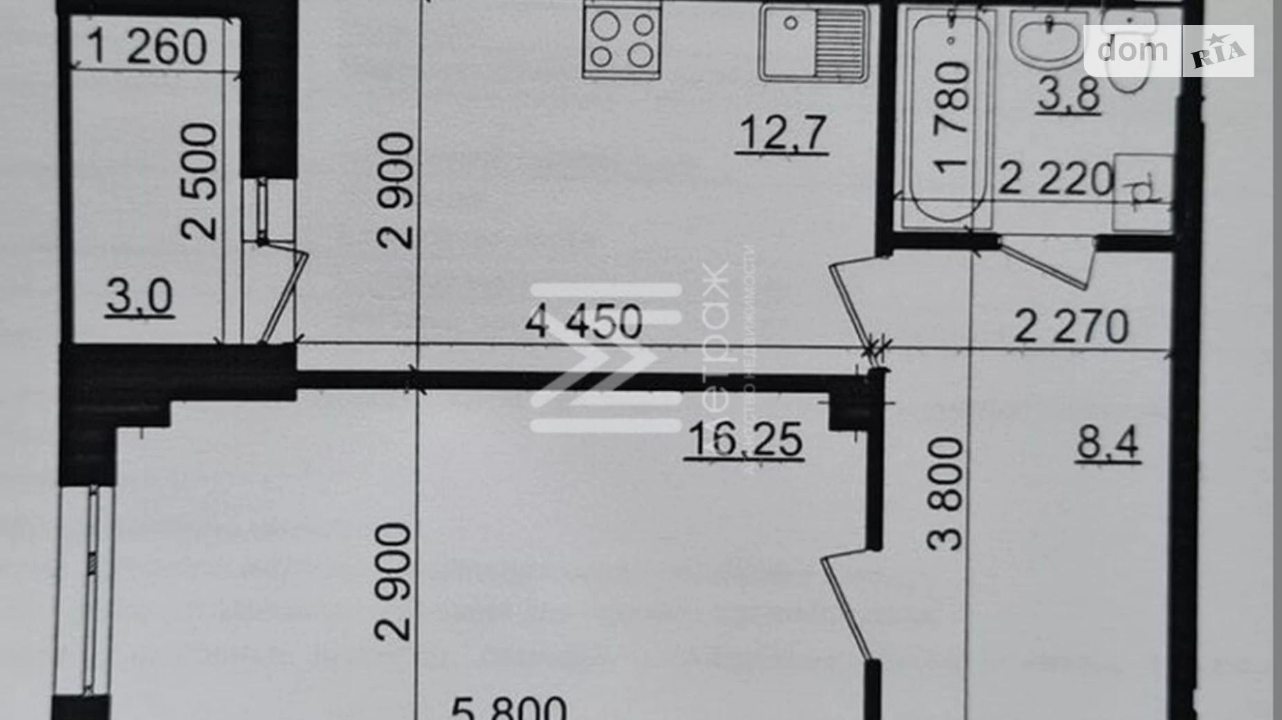 Продается 1-комнатная квартира 41 кв. м в Харькове, просп. Героев Харькова(Московский), 144Г