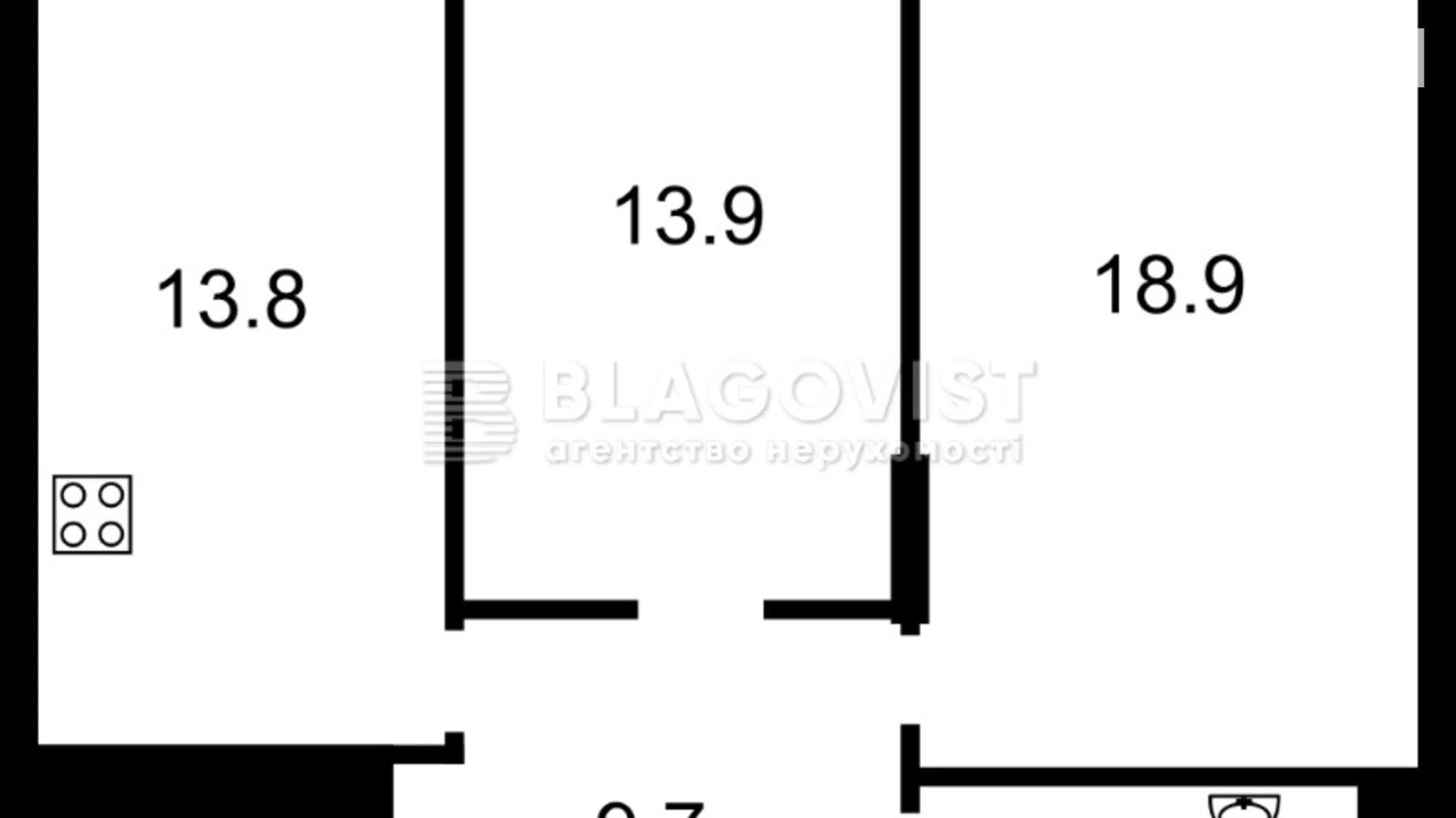 Продается 2-комнатная квартира 66 кв. м в Киеве, ул. Воскресенская, 14Е - фото 2