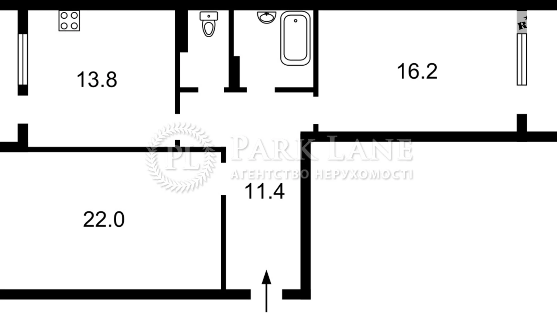 Продается 2-комнатная квартира 79 кв. м в Киеве, ул. Златоустовская, 25