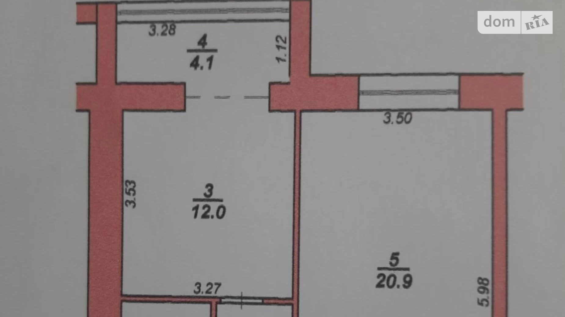 Продается 1-комнатная квартира 46 кв. м в Хмельницком, ул. Майборского