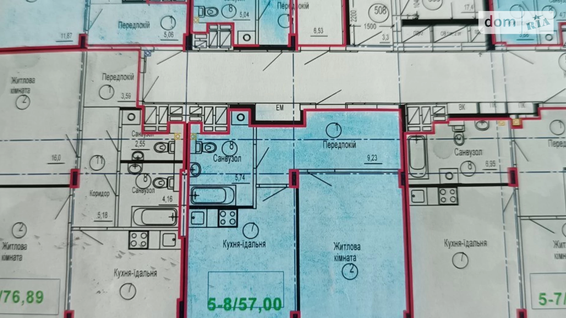 Продается 4-комнатная квартира 134 кв. м в Днепре, ул. Набережная Победы, 40Д