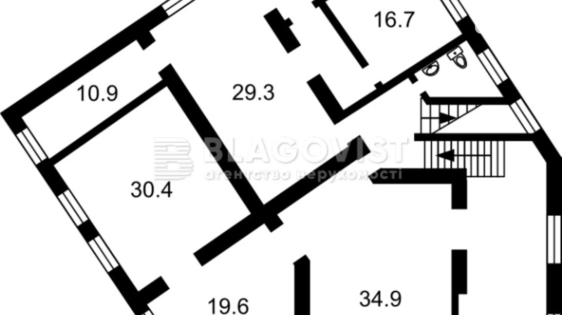 Продається 1-кімнатна квартира 820 кв. м у Києві, вул. Ігорівська - фото 5