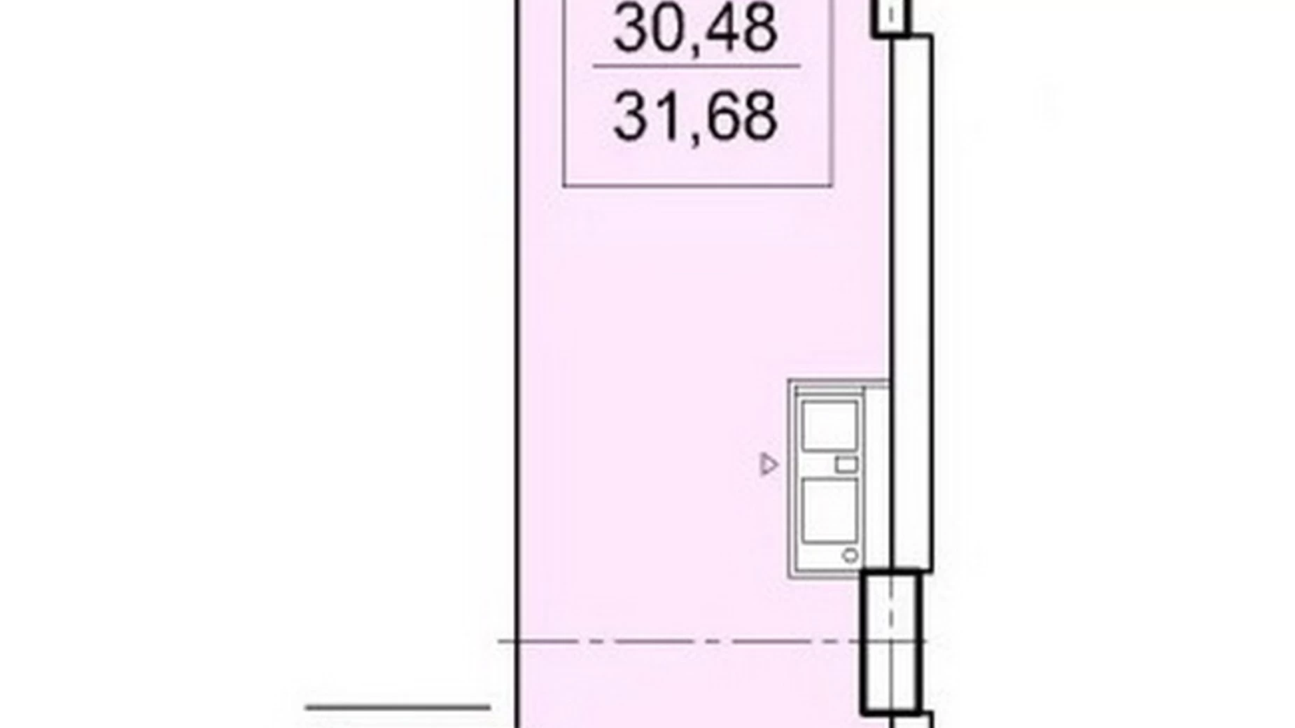 Продається 1-кімнатна квартира 32 кв. м у Одесі, Фонтанська дор.