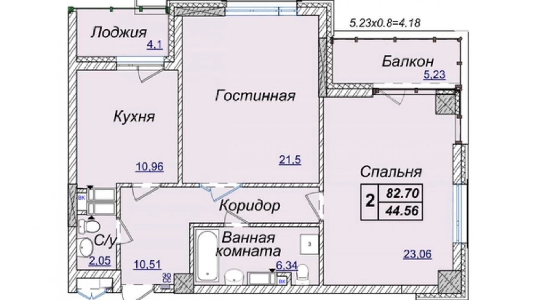 Продается 3-комнатная квартира 83 кв. м в Киеве, ул. Андрея Верхогляда(Драгомирова), 17В