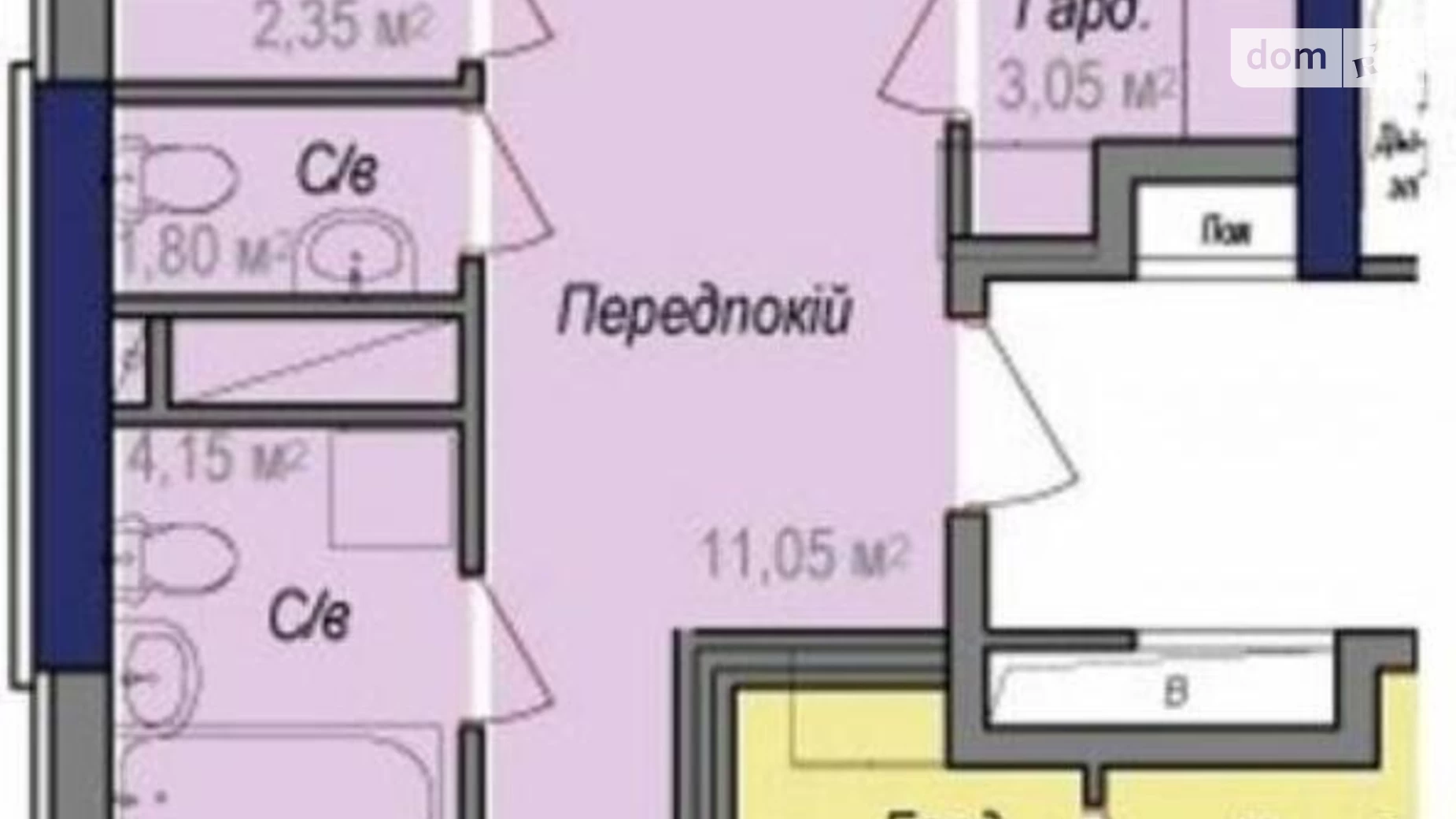 Продается 2-комнатная квартира 75.9 кв. м в Одессе, ул. Героев Крут - фото 5