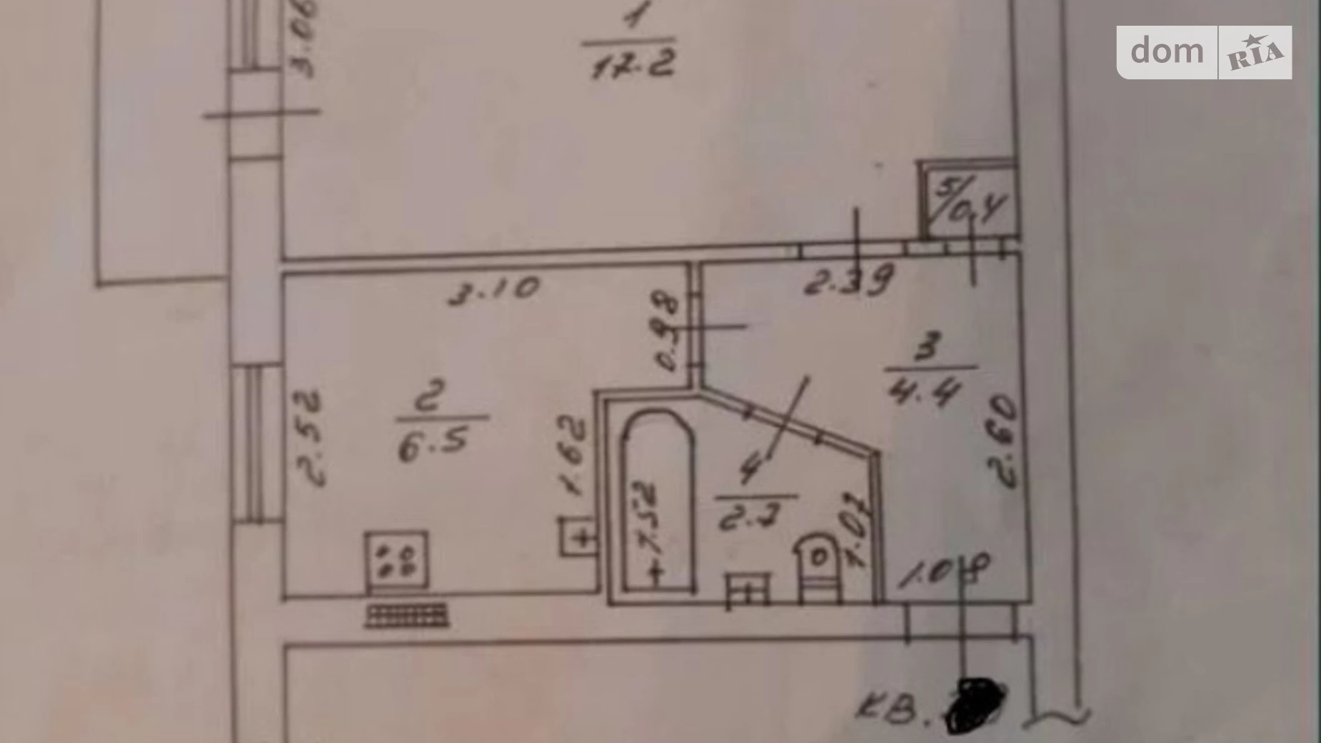 Продається 1-кімнатна квартира 32 кв. м у Одесі, вул. Академіка Заболотного, 15