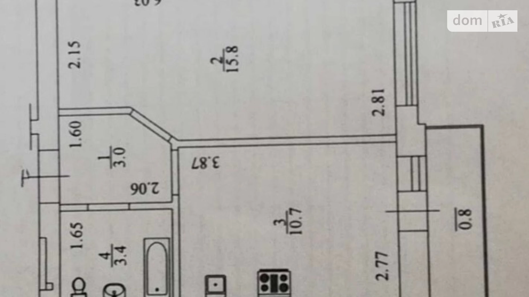 Продается 1-комнатная квартира 34.2 кв. м в Ирпене, ул. Белокур(Курская) - фото 2
