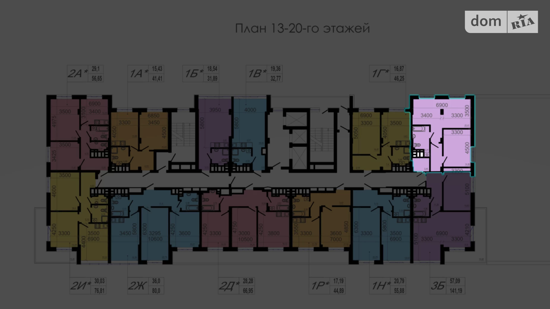 Продається 2-кімнатна квартира 59 кв. м у Дніпрі, вул. Набережна Перемоги, 40Д