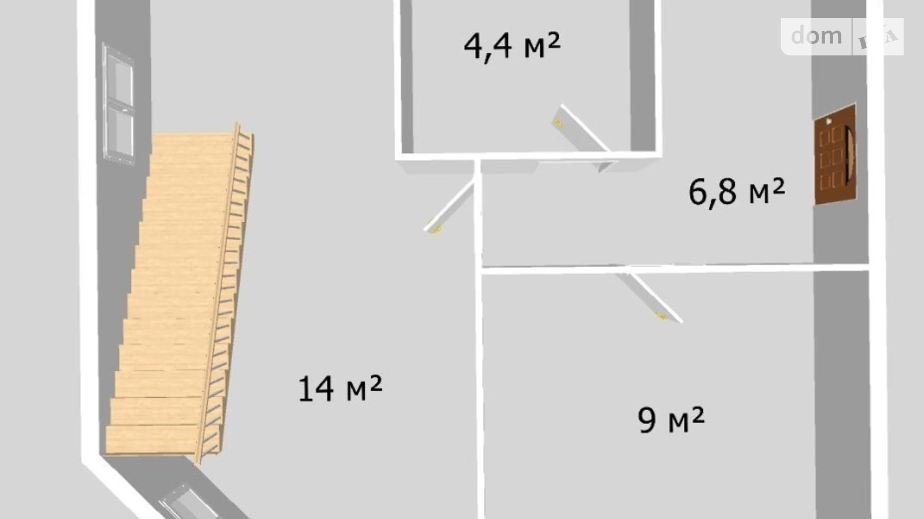 Продается 3-комнатная квартира 80 кв. м в Виннице, ул. Острожского