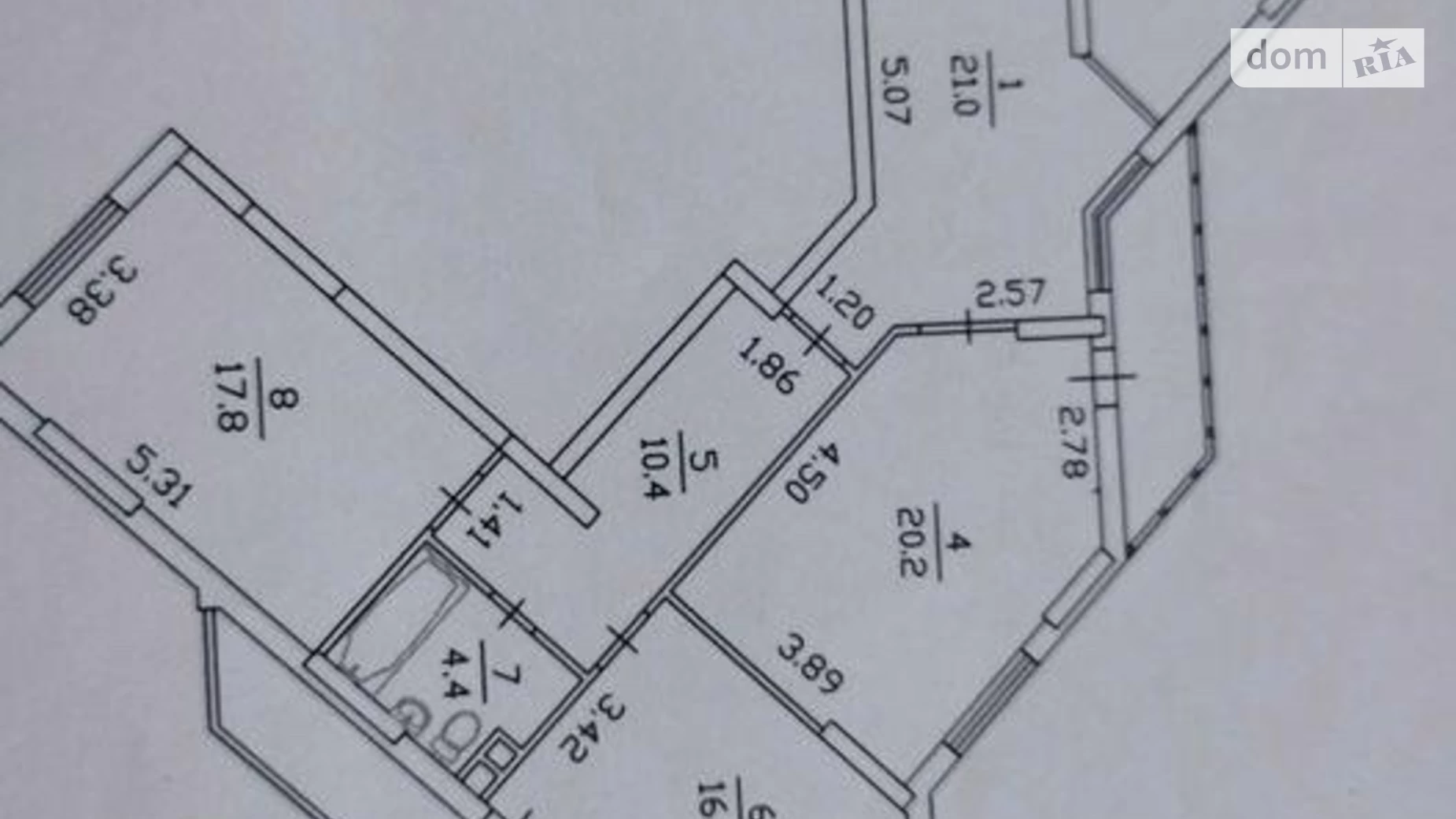 Продается 3-комнатная квартира 114 кв. м в Киеве, ул. Степана Рудницкого(Академика Вильямса), 5