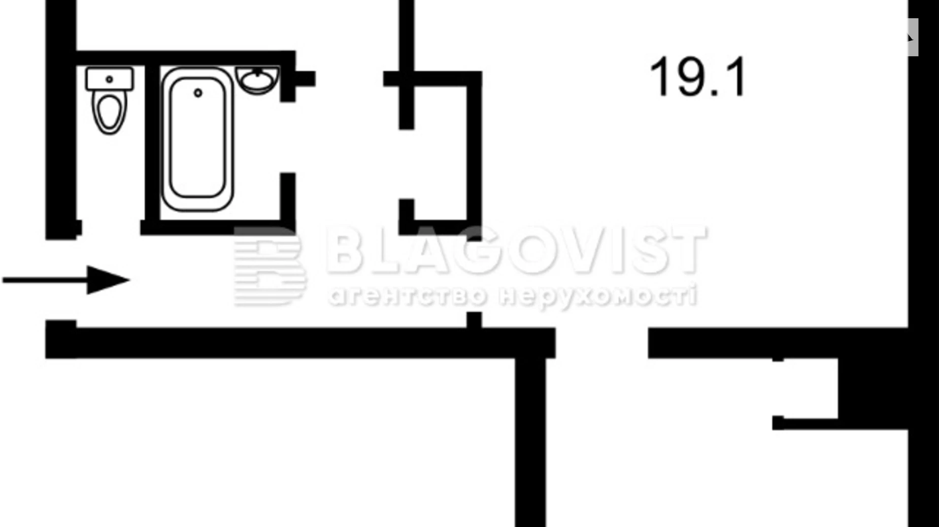 Продается 2-комнатная квартира 52 кв. м в Киеве, ул. Большая Васильковская, 129