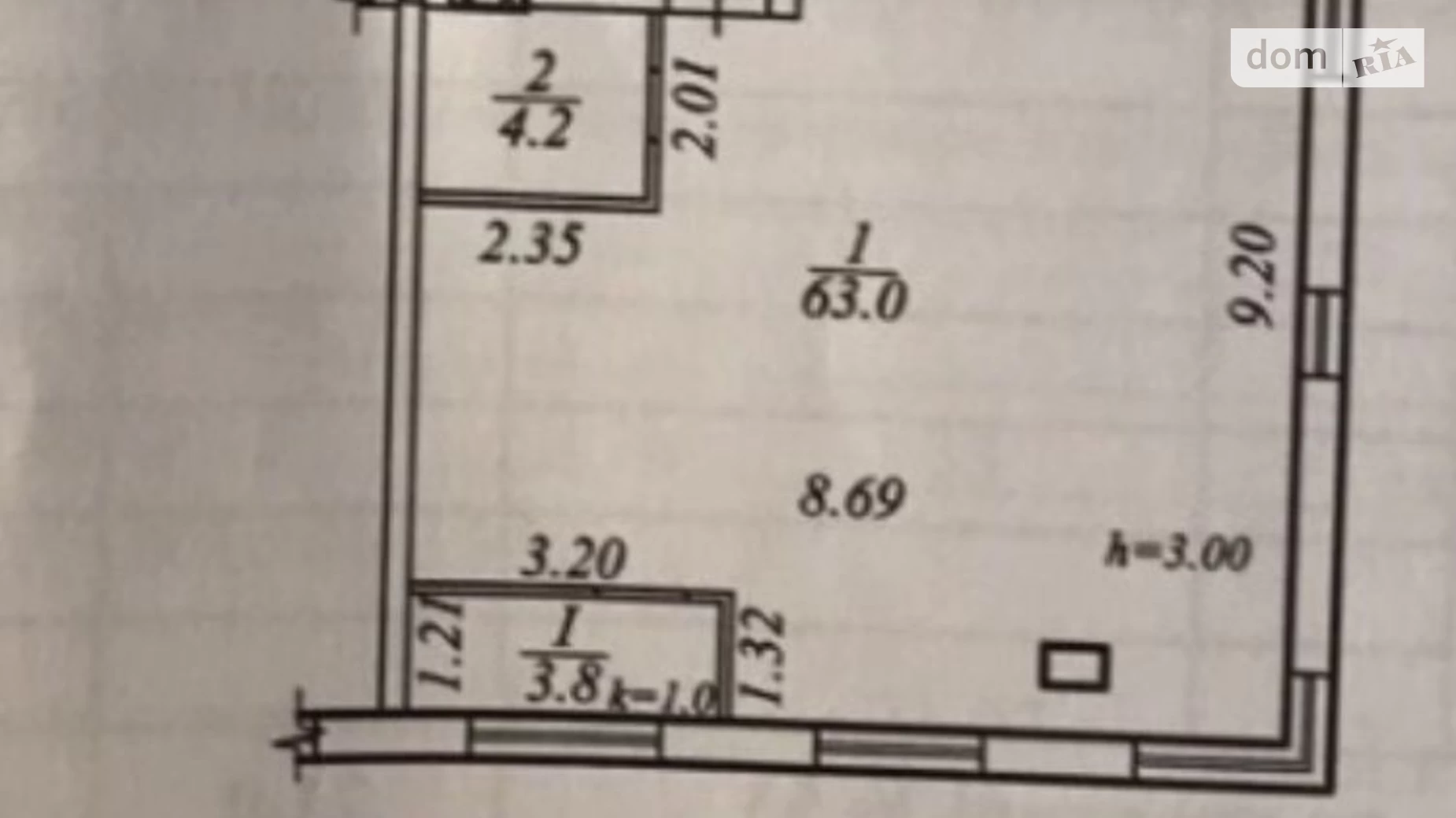 Продается 2-комнатная квартира 71 кв. м в Днепре, ул. Гончара Олеся, 40