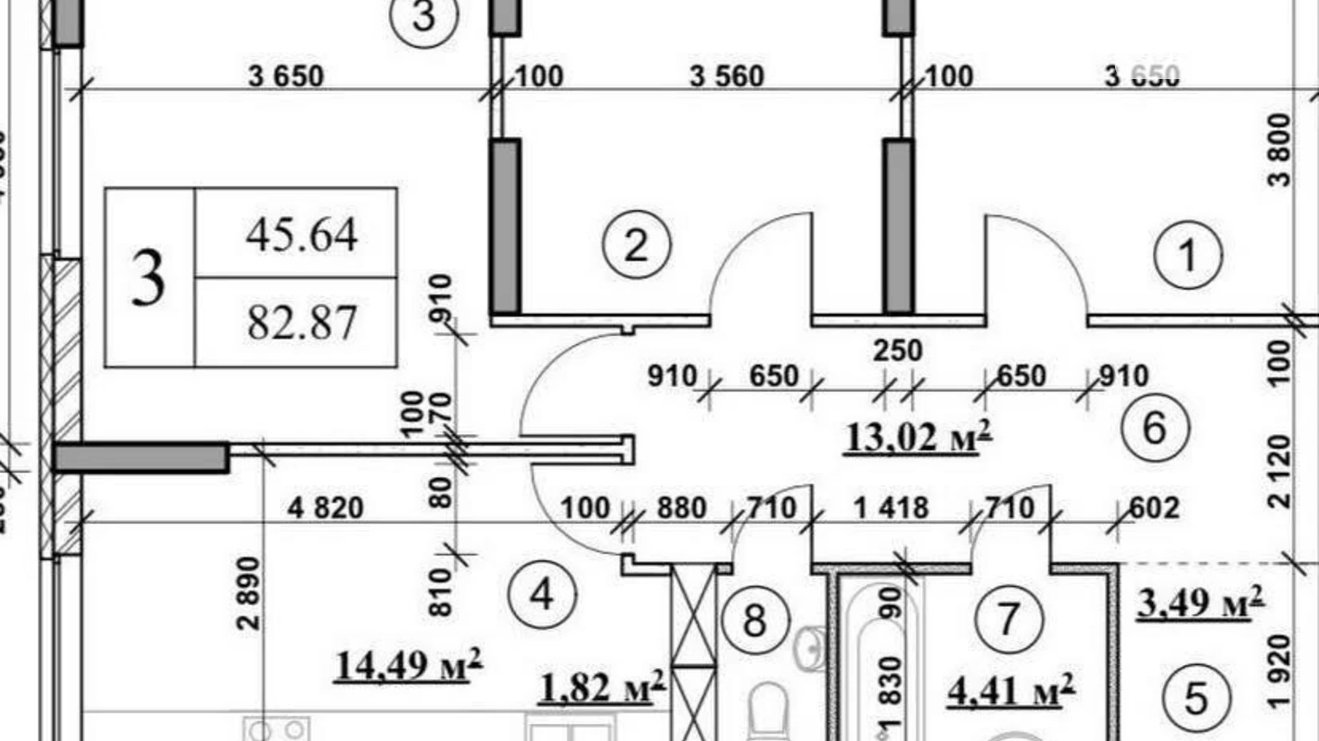 Продается 3-комнатная квартира 83 кв. м в Киеве, ул. Соломенская, 20А - фото 4