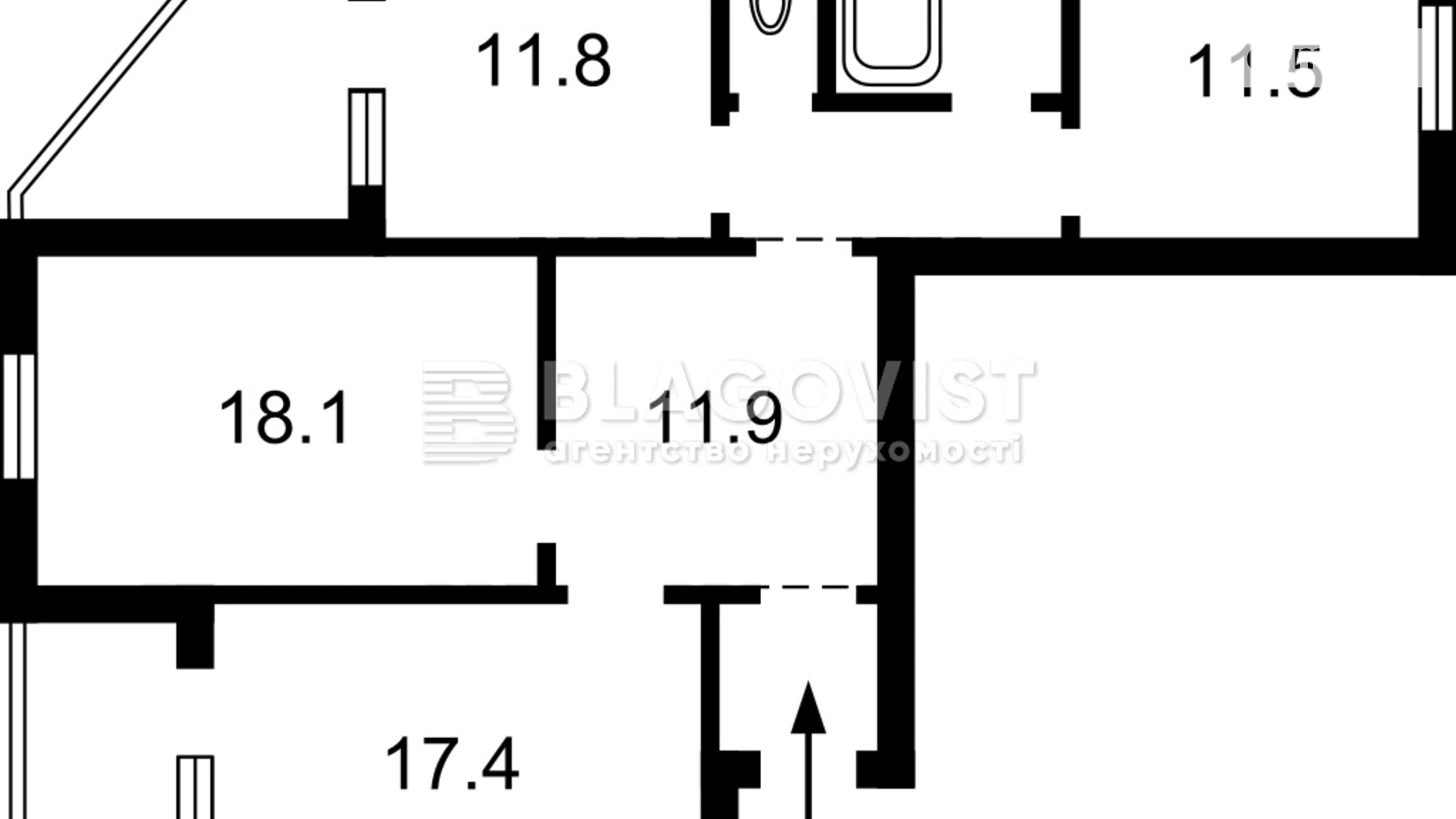 Продается 3-комнатная квартира 93 кв. м в Киеве, ул. Юлии Здановской(Михаила Ломоносова), 83А