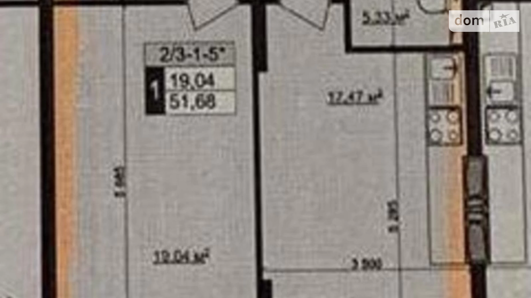 Продается 1-комнатная квартира 52 кв. м в Киеве, ул. Михаила Максимовича, 32 - фото 4