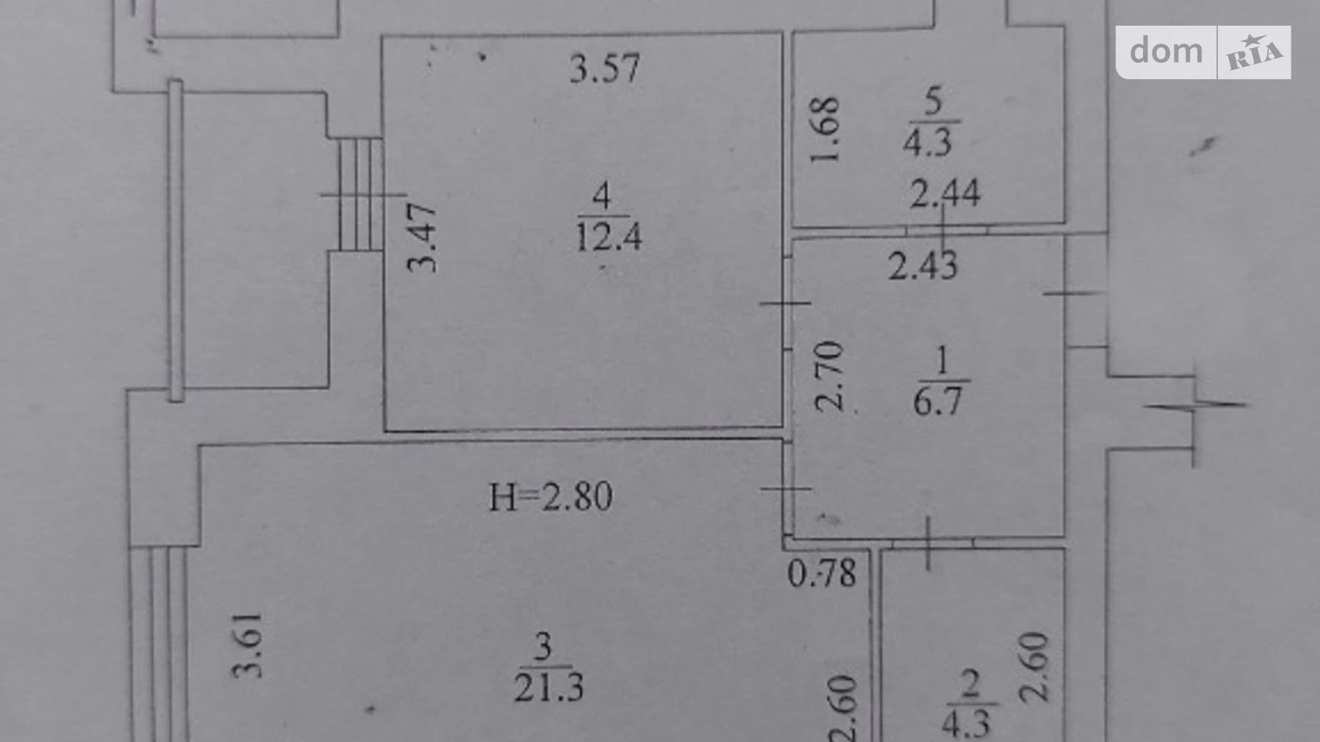 Продается 1-комнатная квартира 49 кв. м в Харькове, ул. Елизаветинская, 1А