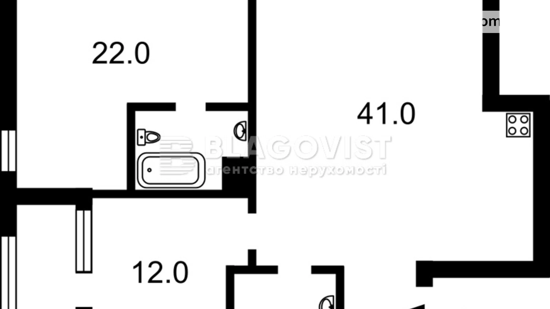 Продается 2-комнатная квартира 89 кв. м в Киеве, ул. Заречная, 7 - фото 2