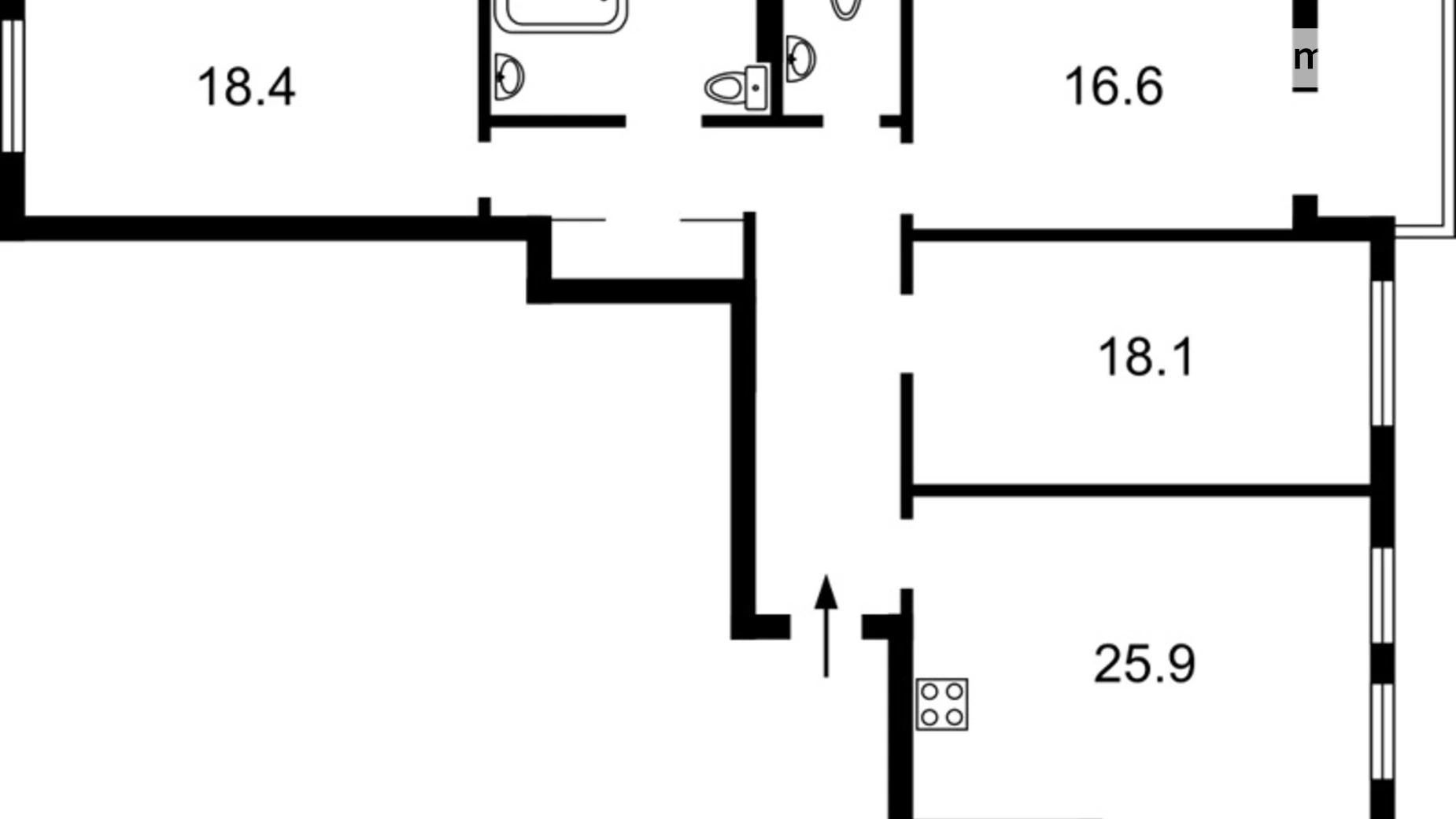 Продается 3-комнатная квартира 123 кв. м в Киеве, ул. Университетская, 17А