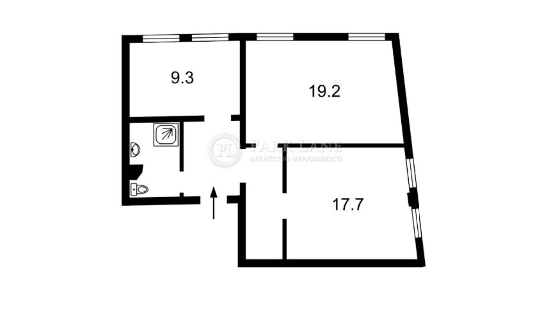 Продается 2-комнатная квартира 60 кв. м в Киеве, ул. Михайловская, 21