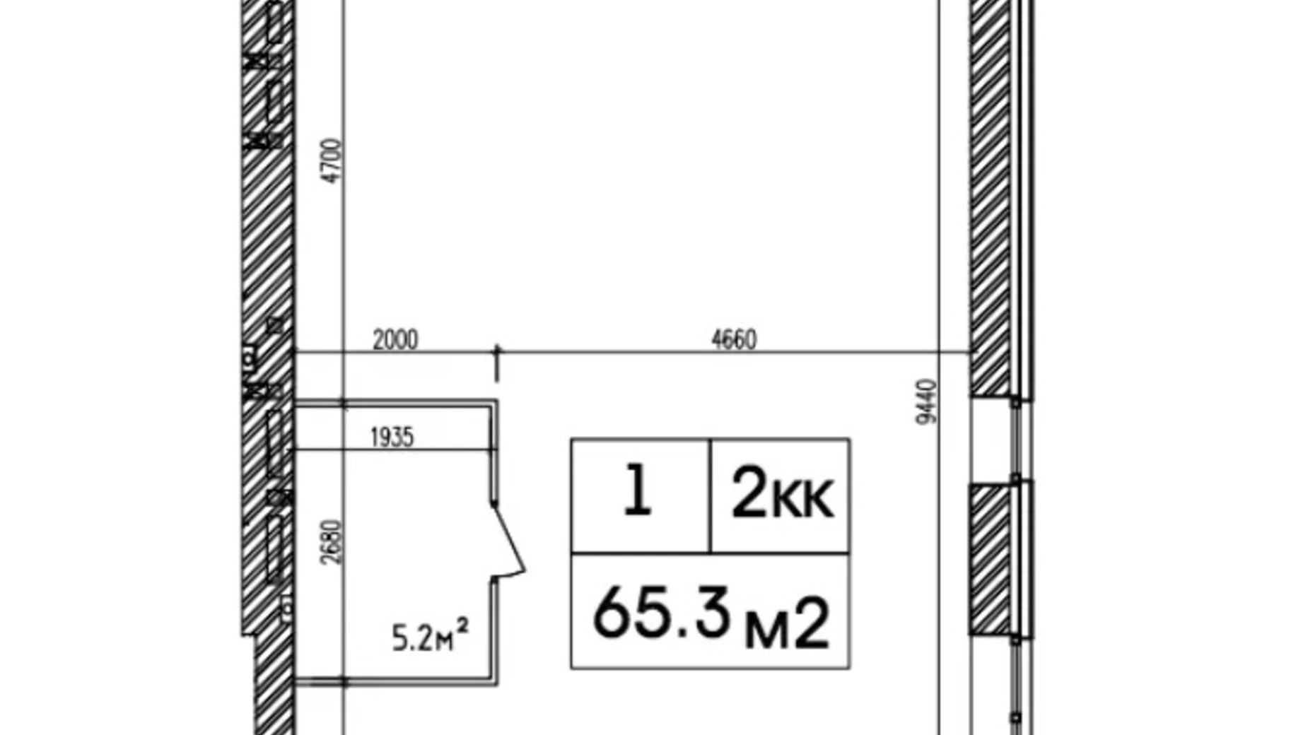 Продается 2-комнатная квартира 65.4 кв. м в Днепре, ул. Евгения Чикаленко(Аржанова), 1-3 - фото 2