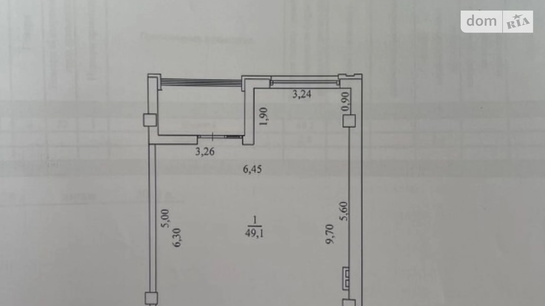 Продается 1-комнатная квартира 55 кв. м в Днепре, ул. Подолинского Сергея, 31