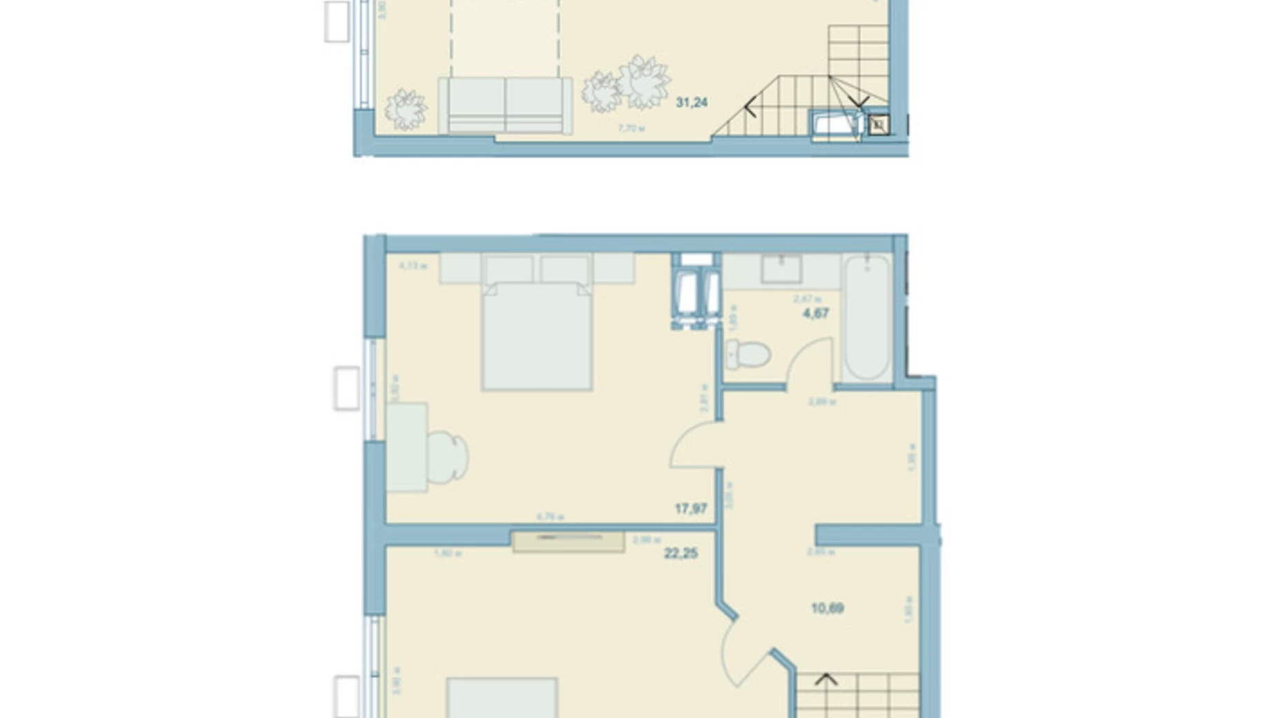 Продается 3-комнатная квартира 115 кв. м в Киеве, ул. Степана Руданского, 9А