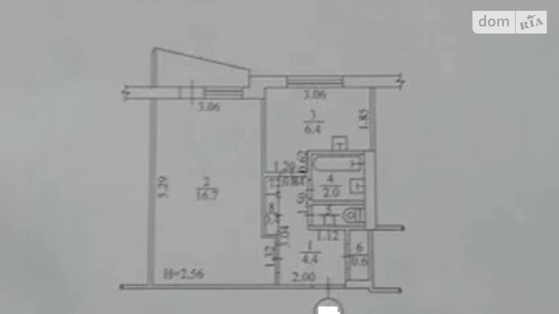 Продается 1-комнатная квартира 33 кв. м в Харькове, ул. Амосова, 40 - фото 2