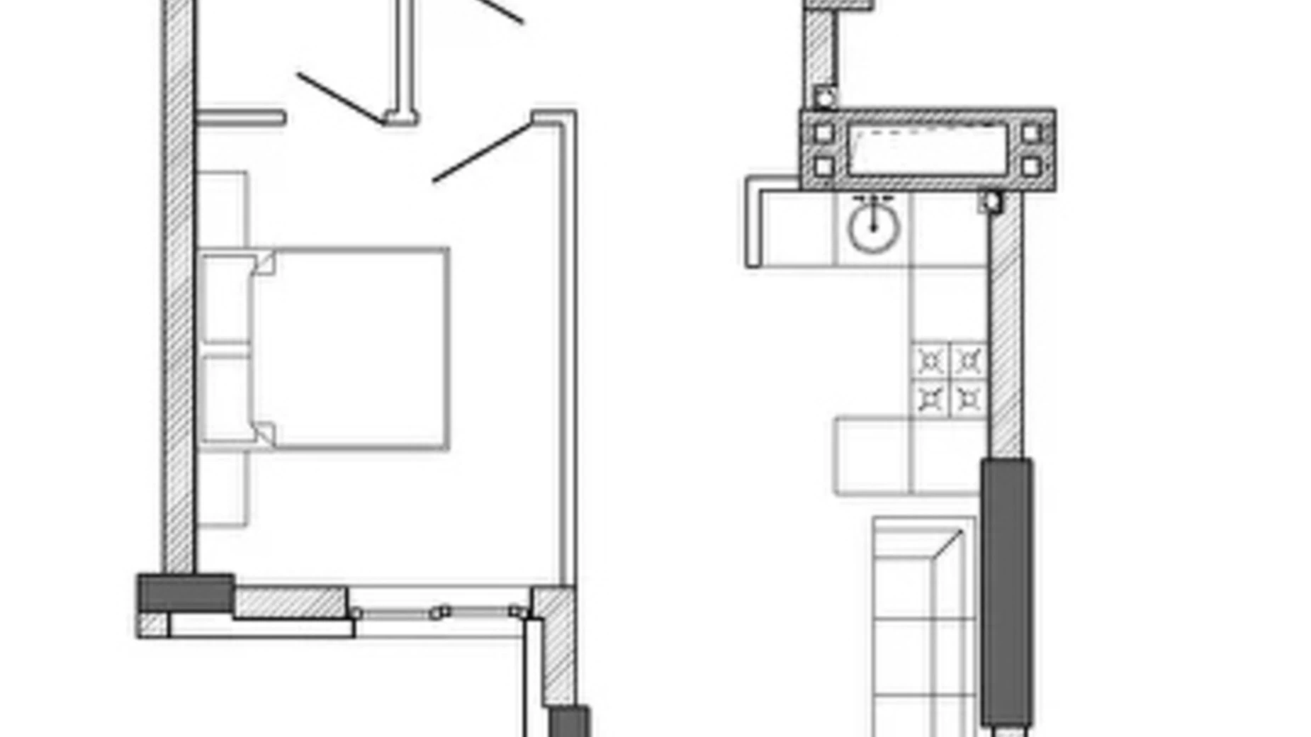 Продается 1-комнатная квартира 41.9 кв. м в Днепре, ул. Квитки Цисык(Королевой Гули), 12Г