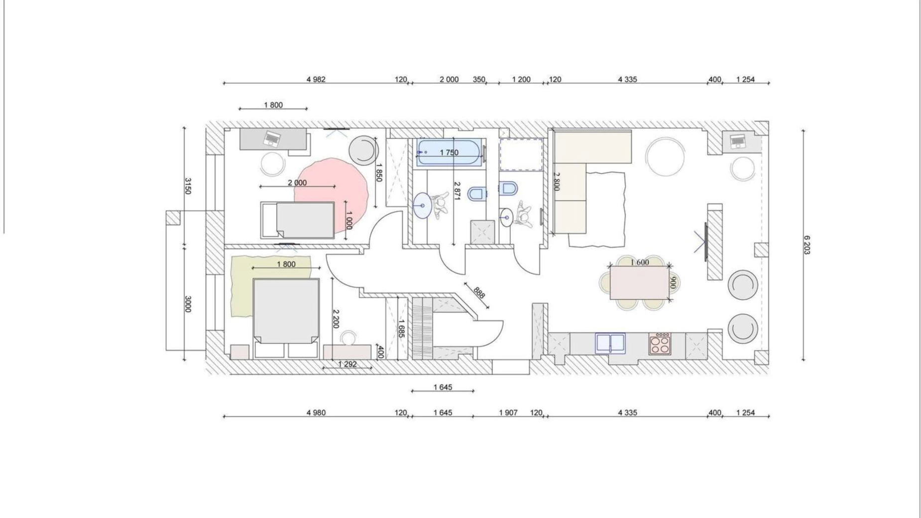 Продается 3-комнатная квартира 90 кв. м в Харькове, ул. Профессорская, 32