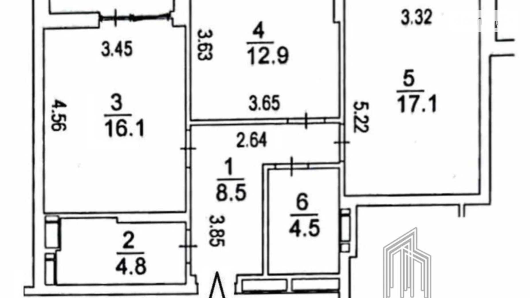 Продается 2-комнатная квартира 68 кв. м в Киеве, ул. Шолуденко, 30