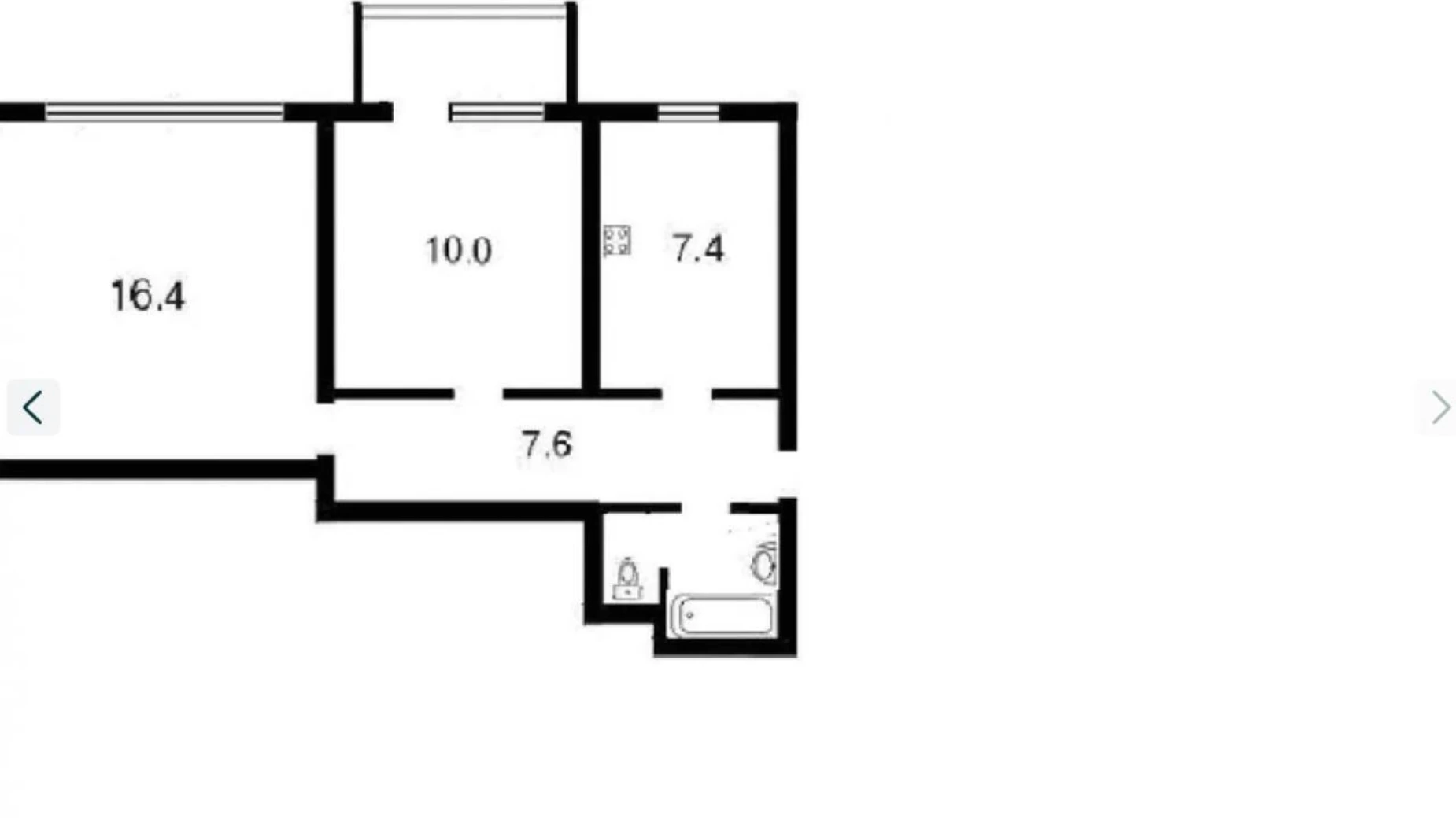 Продается 2-комнатная квартира 46 кв. м в Киеве, ул. Хорива, 33