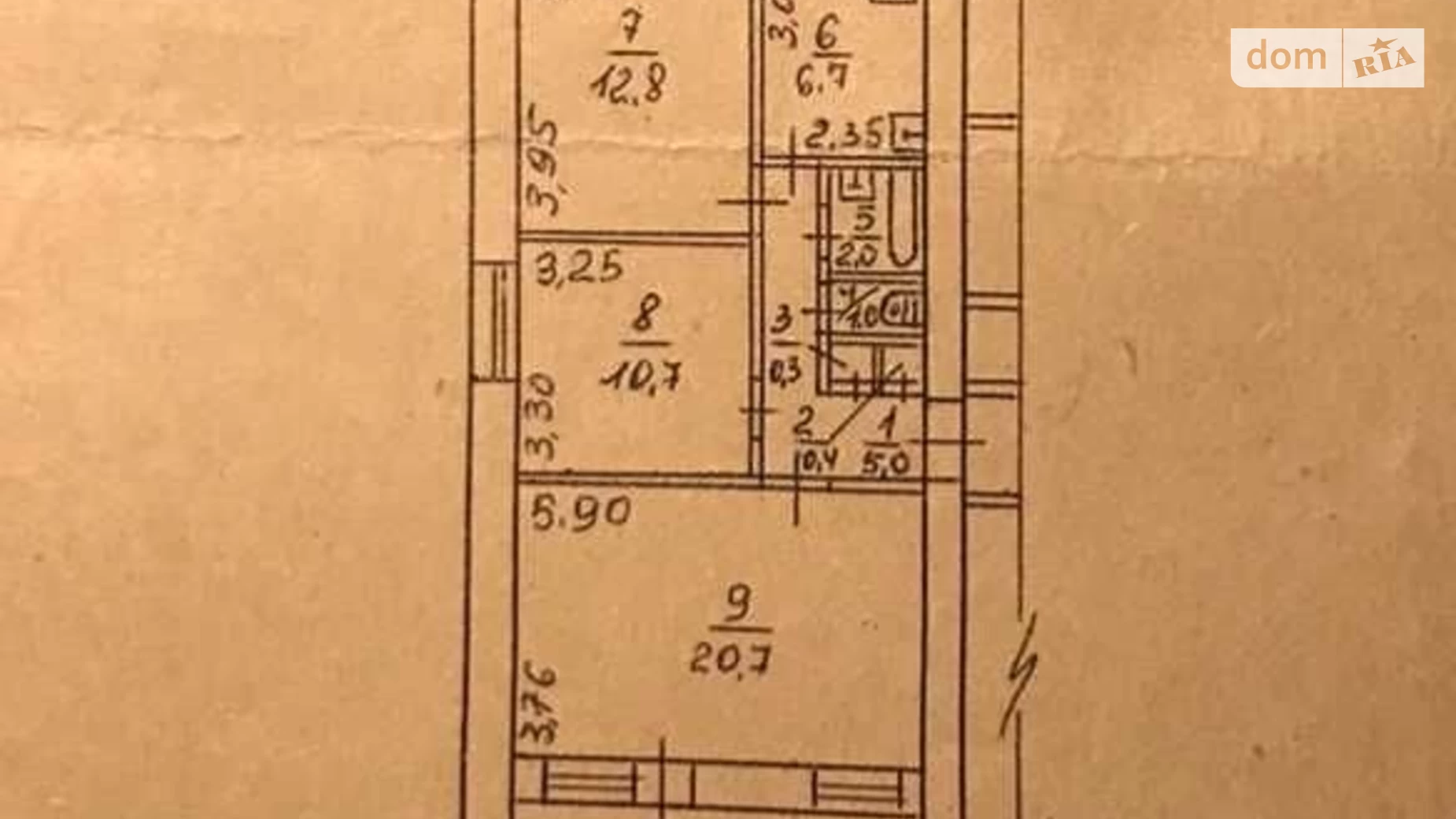 Продается 3-комнатная квартира 63 кв. м в Днепре, ул. Левка Лукьяненко, 4