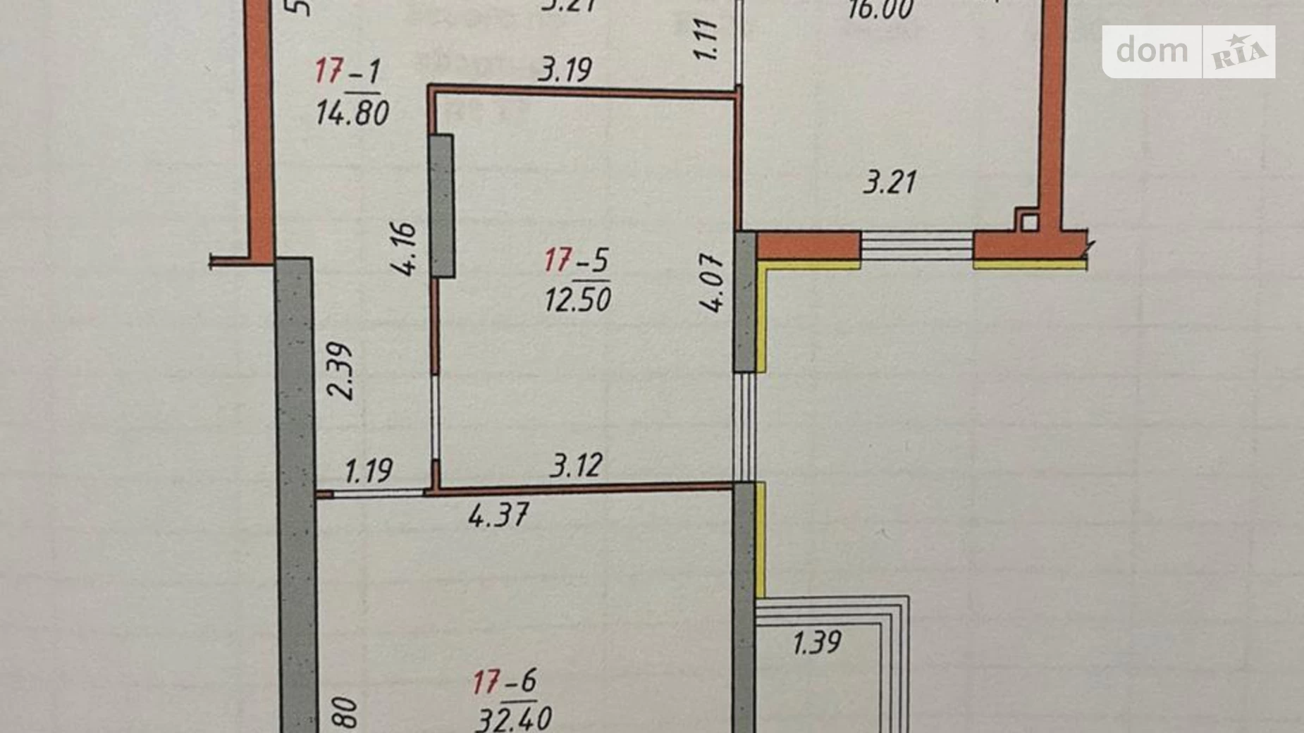 Продается 2-комнатная квартира 84 кв. м в Черновцах, ул. Героев Майдана, 111Д - фото 3