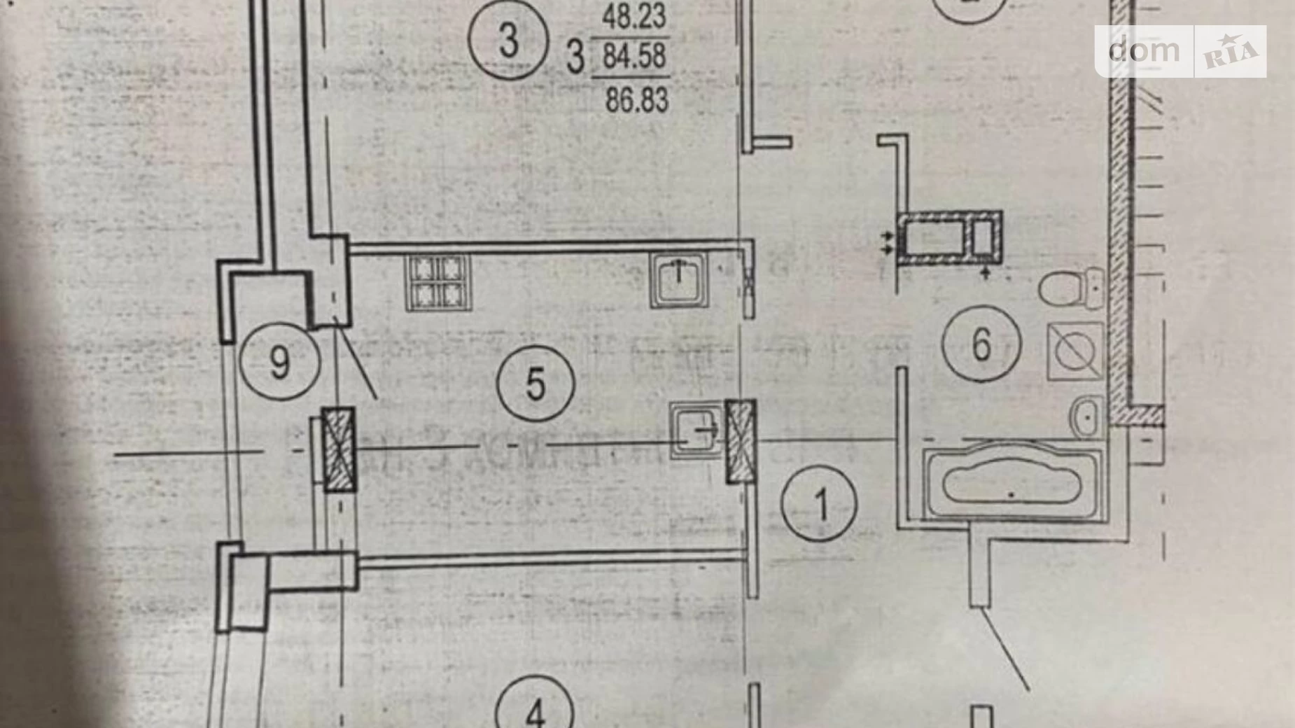 Продается 3-комнатная квартира 87 кв. м в Харькове, ул. Гвардейцев-Широнинцев, 70