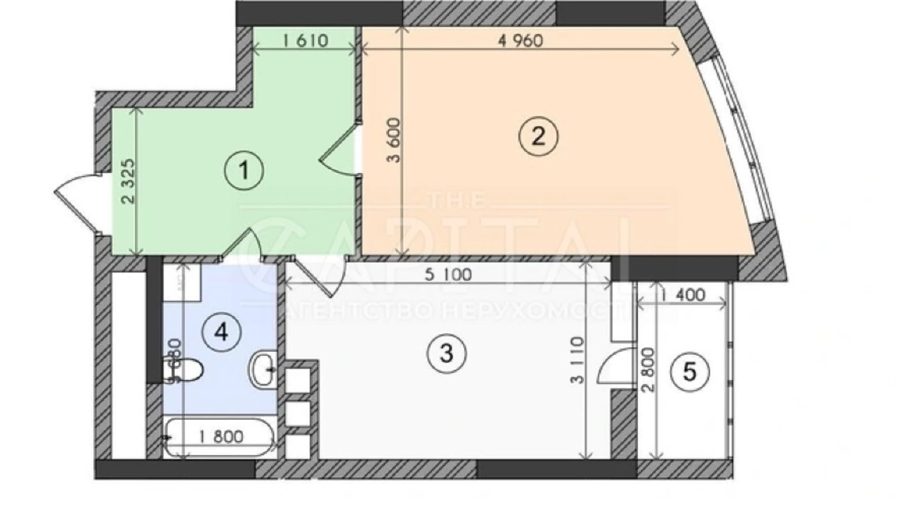 Продается 2-комнатная квартира 55 кв. м в Киеве, ул. Никольско-Слободская, 1 - фото 2