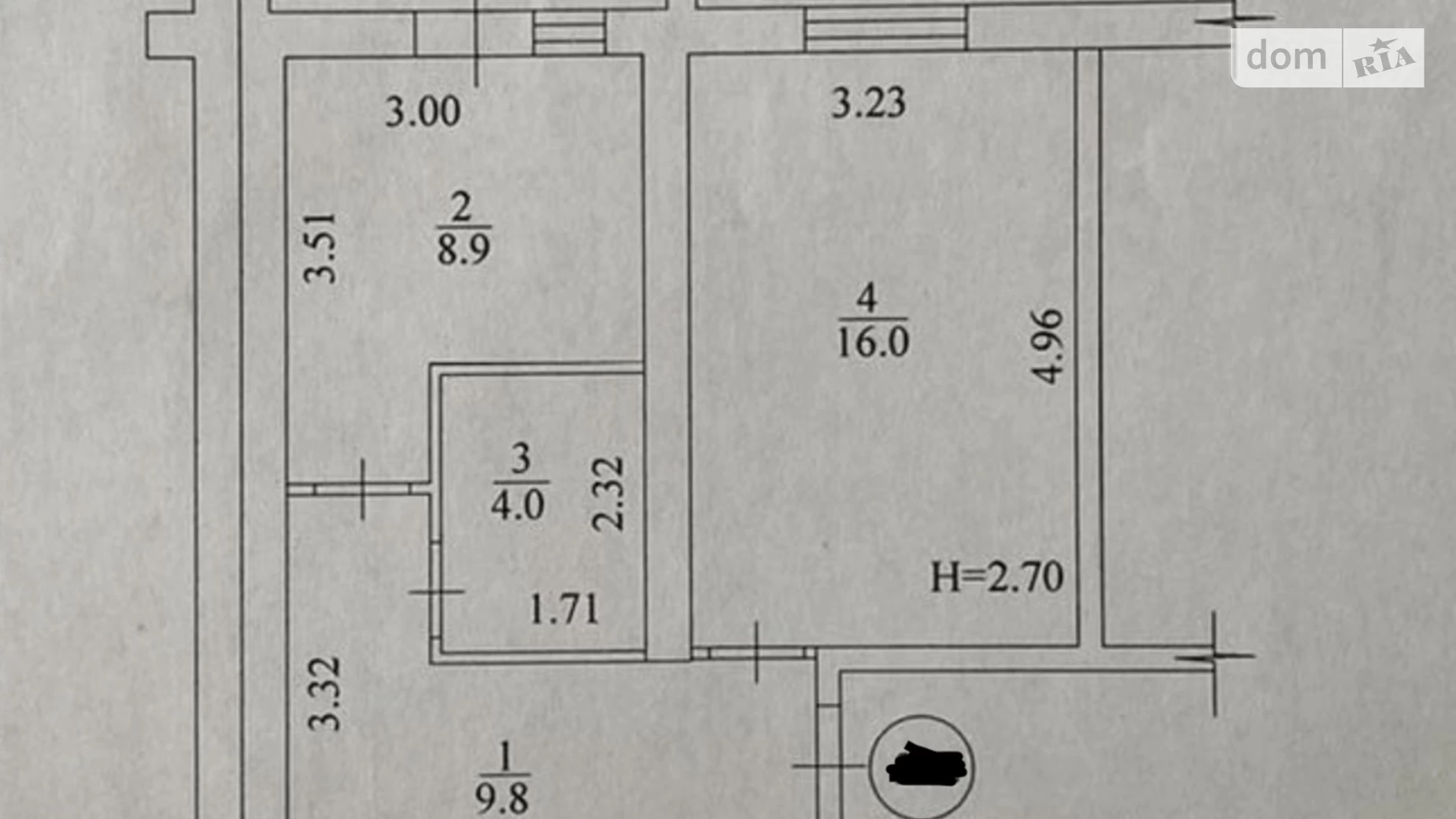 Продается 1-комнатная квартира 41 кв. м в Харькове, ул. Драгоманова, 6 - фото 3