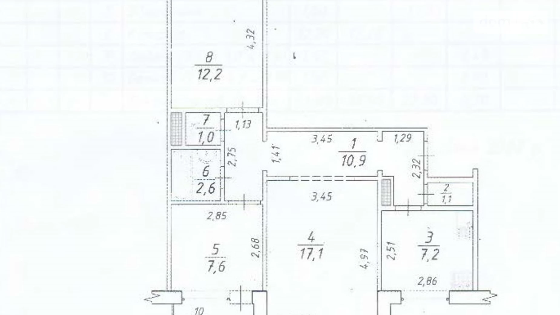 Продается 3-комнатная квартира 65 кв. м в Сумах, ул. Колпака - фото 2