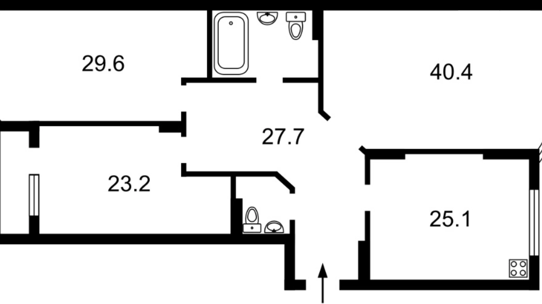 Продается 3-комнатная квартира 159.5 кв. м в Киеве, ул. Молдавская, 2