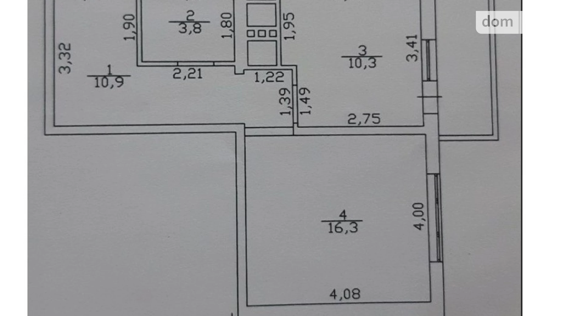 Продається 1-кімнатна квартира 43 кв. м у Одесі, вул. Середньофонтанська, 35