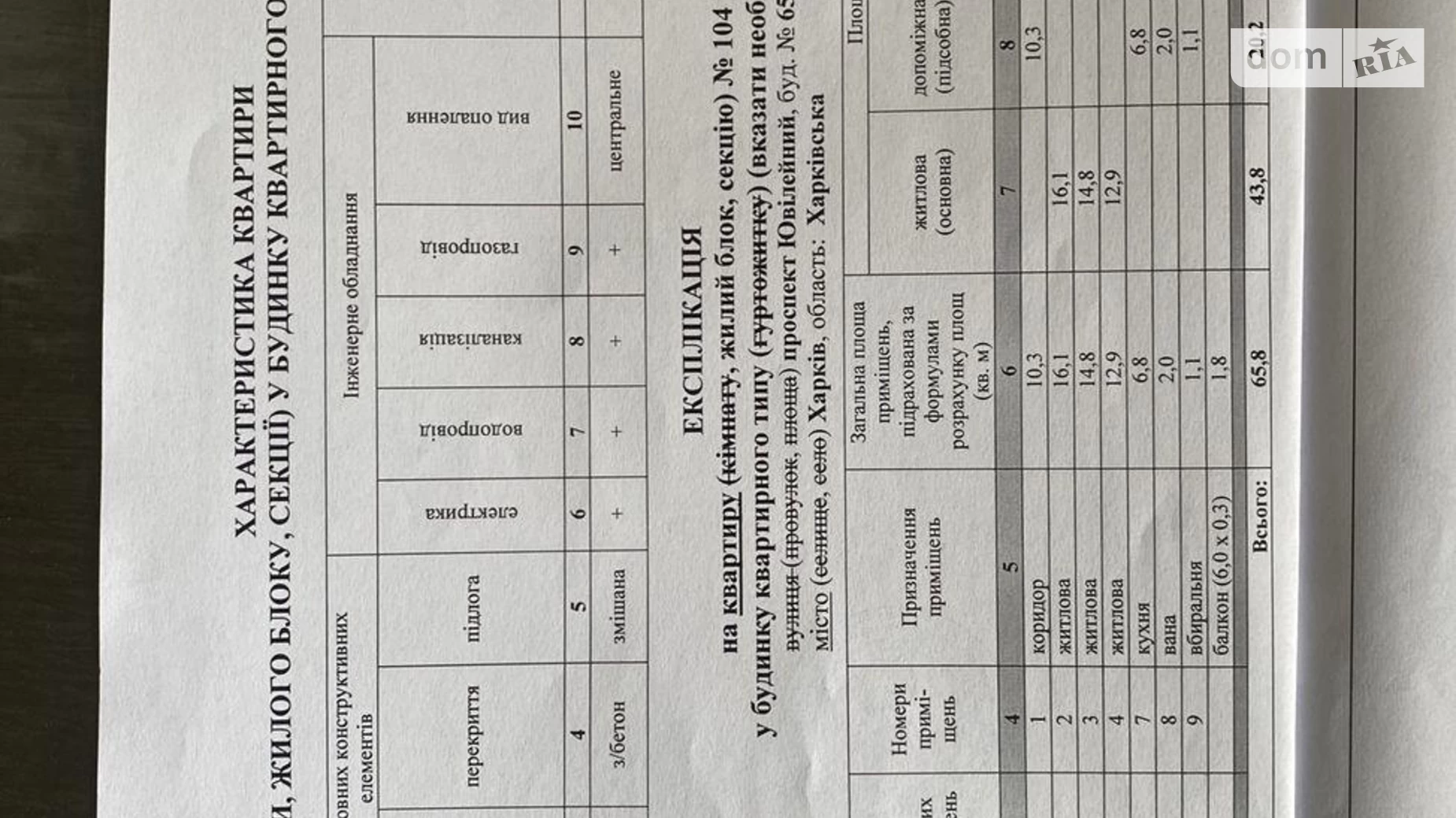 Продається 3-кімнатна квартира 66 кв. м у Харкові, просп. Ювілейний, 65 - фото 2