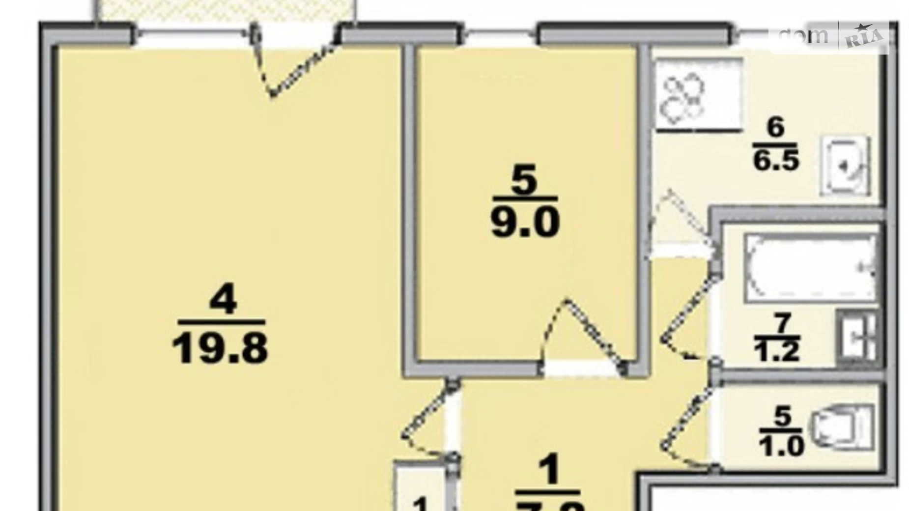 Продается 2-комнатная квартира 45 кв. м в Харькове, ул. Валентиновская, 23Б - фото 2