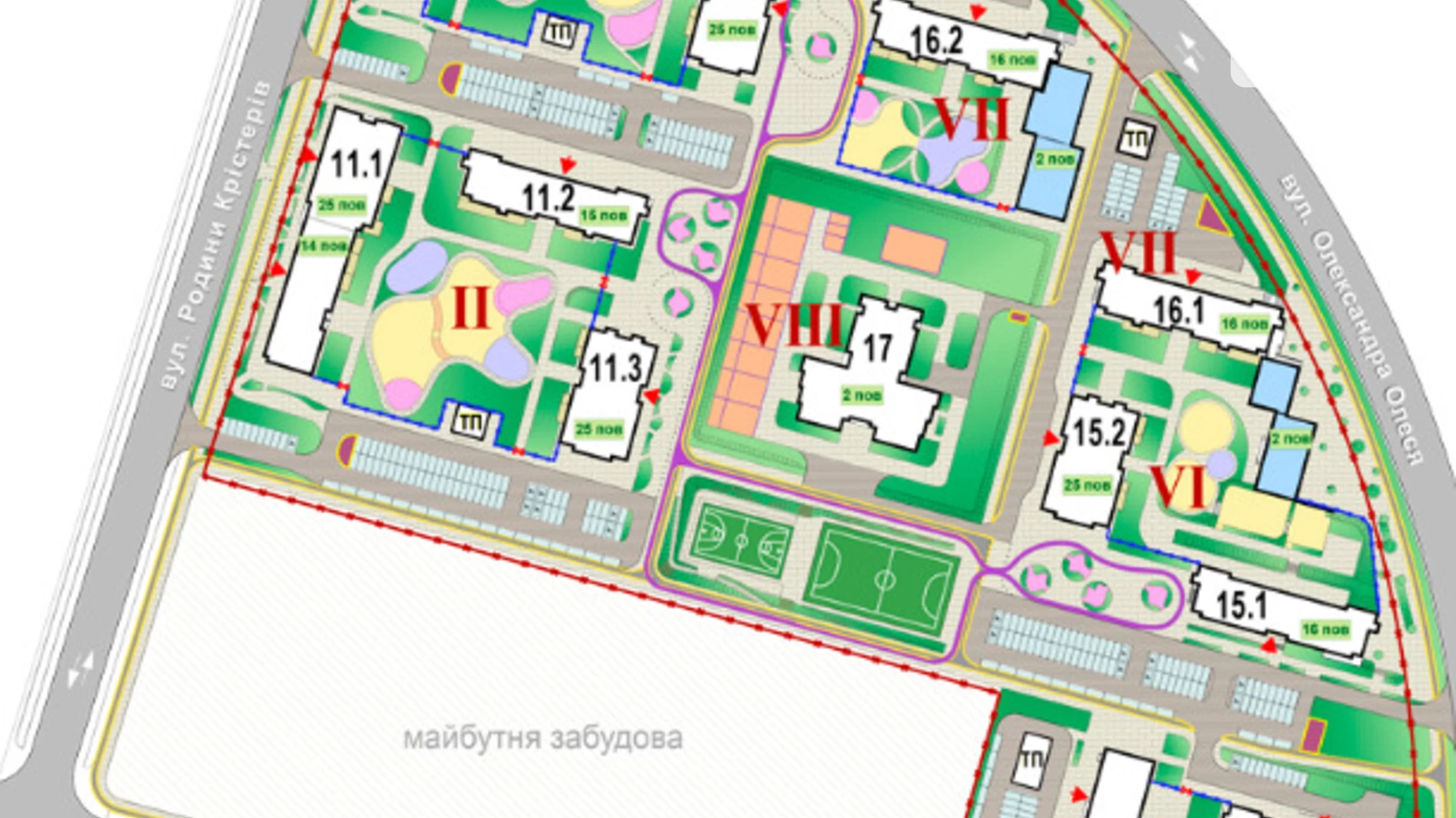 Продається 2-кімнатна квартира 69 кв. м у Києві, вул. Родини Крістерів, 20