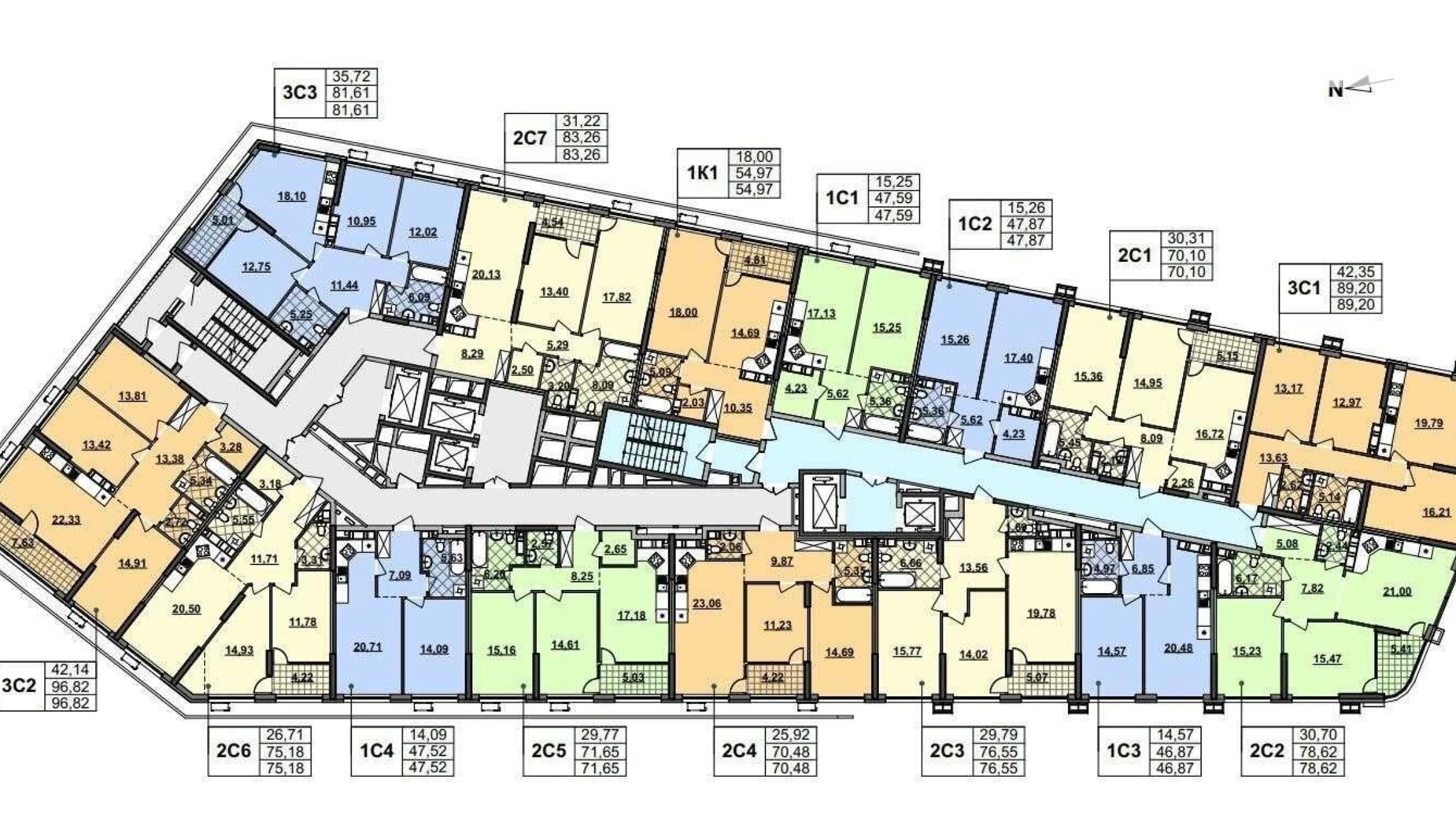 Продается 1-комнатная квартира 48 кв. м в Киеве, наб. Днепровская, 15Є