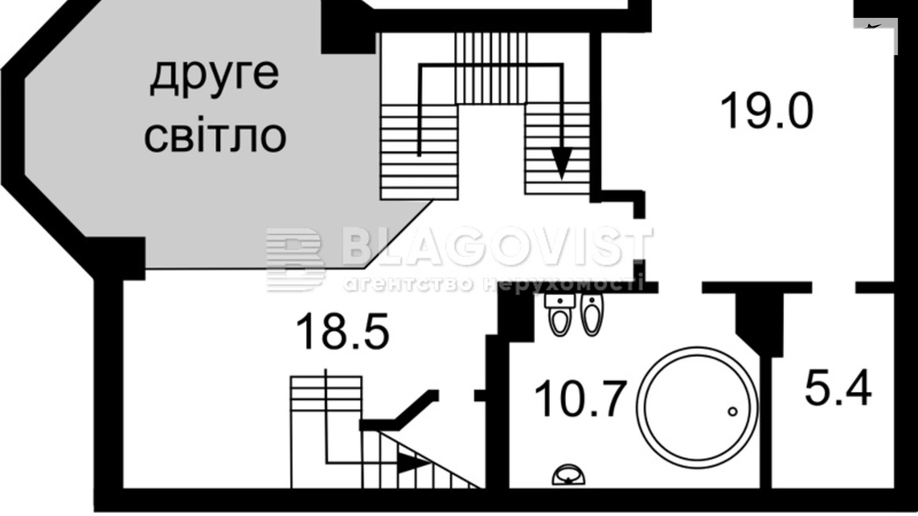 Продається 5-кімнатна квартира 301.5 кв. м у Києві, просп. Оболонський, 22В - фото 3