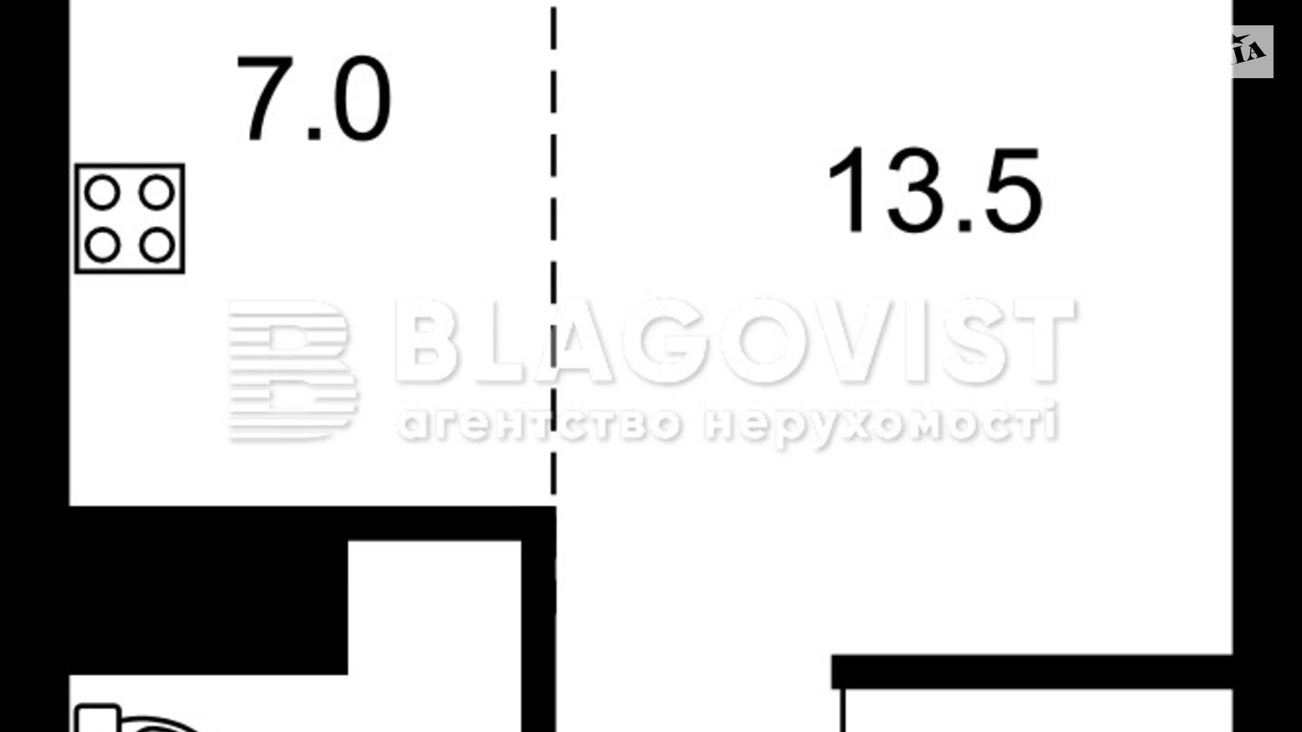 Продається 1-кімнатна квартира 34 кв. м у Києві, вул. Перемоги, 67