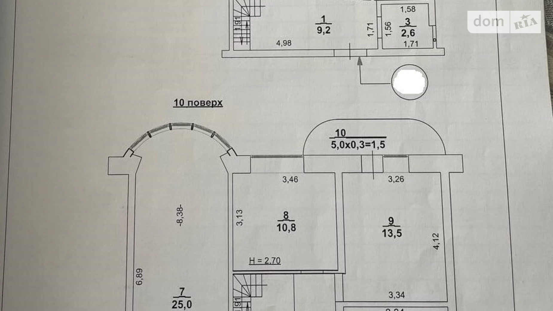 Продается 3-комнатная квартира 110 кв. м в Крыжановка, ул. Семена Палия, 22А