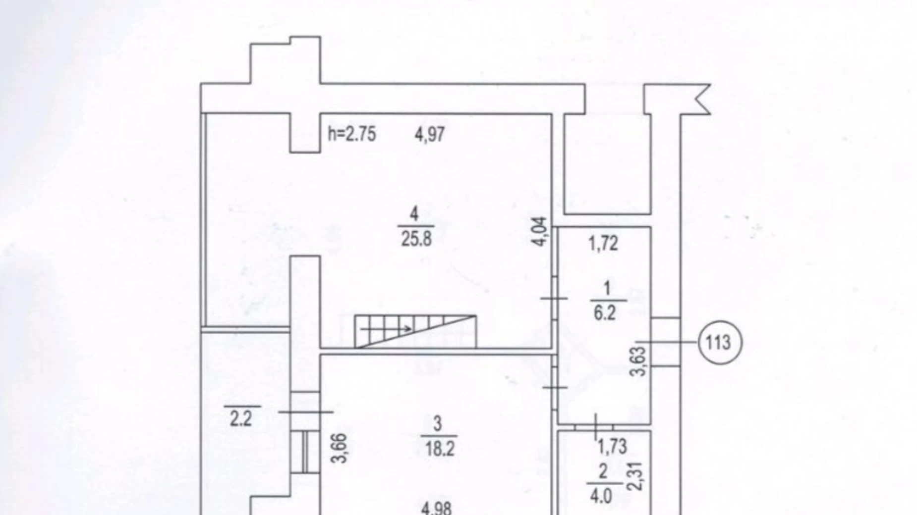 Продається 3-кімнатна квартира 117 кв. м у Хмельницькому, вул. Подільська