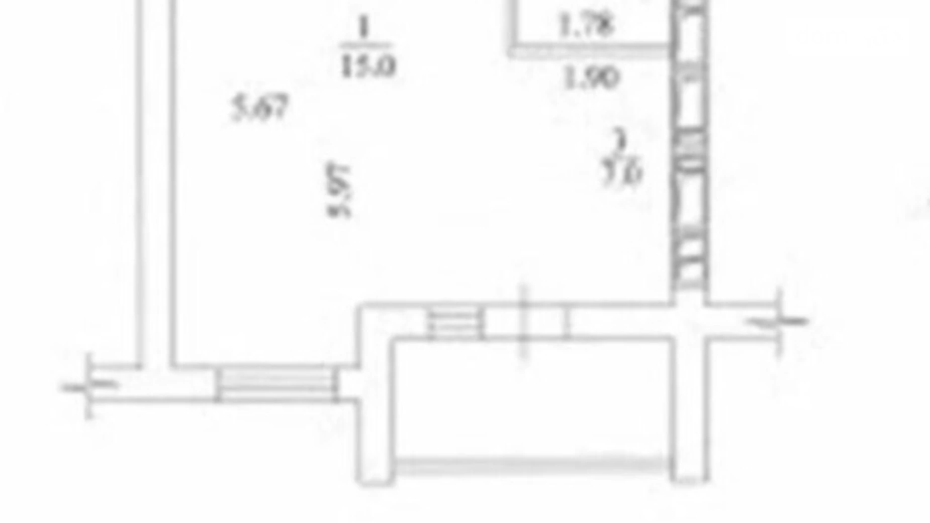 Продается 1-комнатная квартира 32 кв. м в Харькове, ул. Академика Барабашова