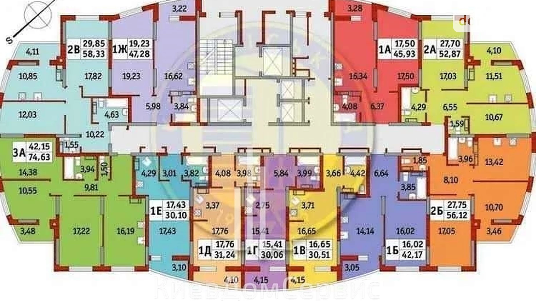 Продается 3-комнатная квартира 75 кв. м в Киеве, ул. Николая Кибальчича, 2 - фото 3